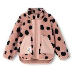 Liewood - Noam Leopard Print Sherpa-Style Jacket Made From Recycled Fibers | Pink