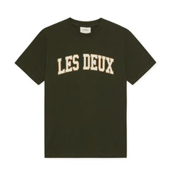Les Deux - Les Deux Organik Pamuk College Tişört | Haki