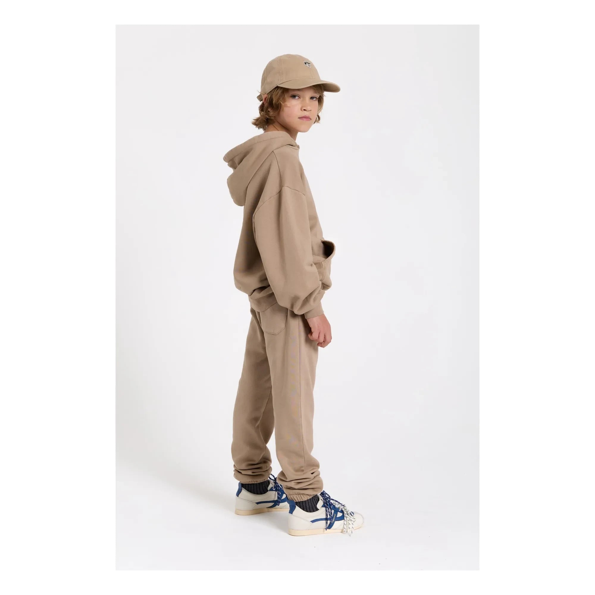 Smallable Kid - Rush organik pamuk jogger | Taupe kahverengi