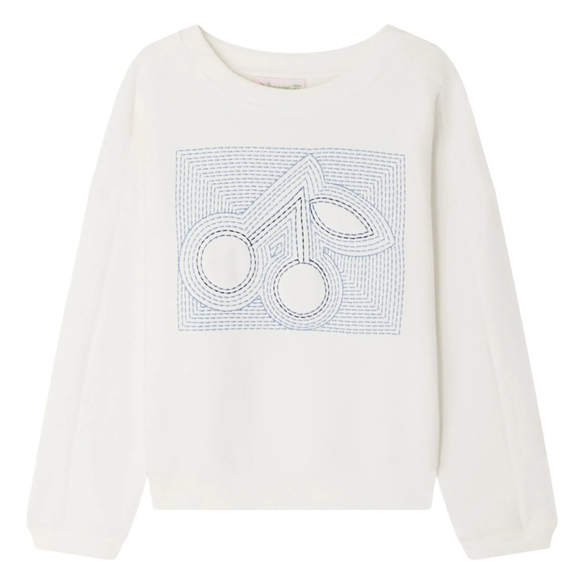 Bonpoint - Gena Cherry Organic Cotton Sweatshirt | White