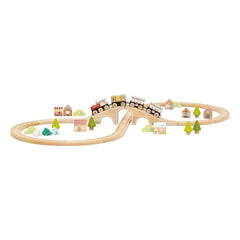 Le Toy Van - Açık Ahşap Tren Seti