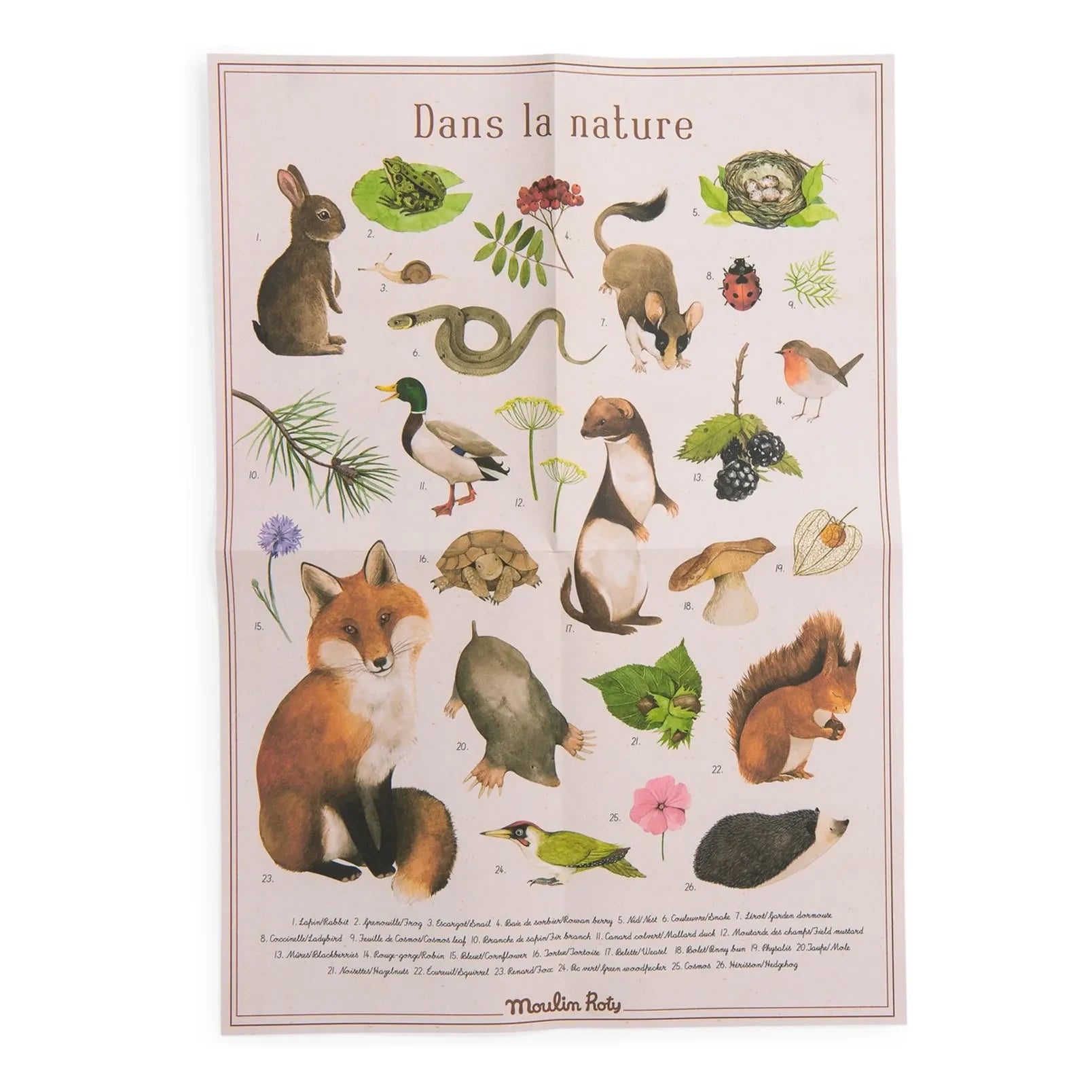 Moulin Roty - Garden animals discovery set - Le jardin du Moulin