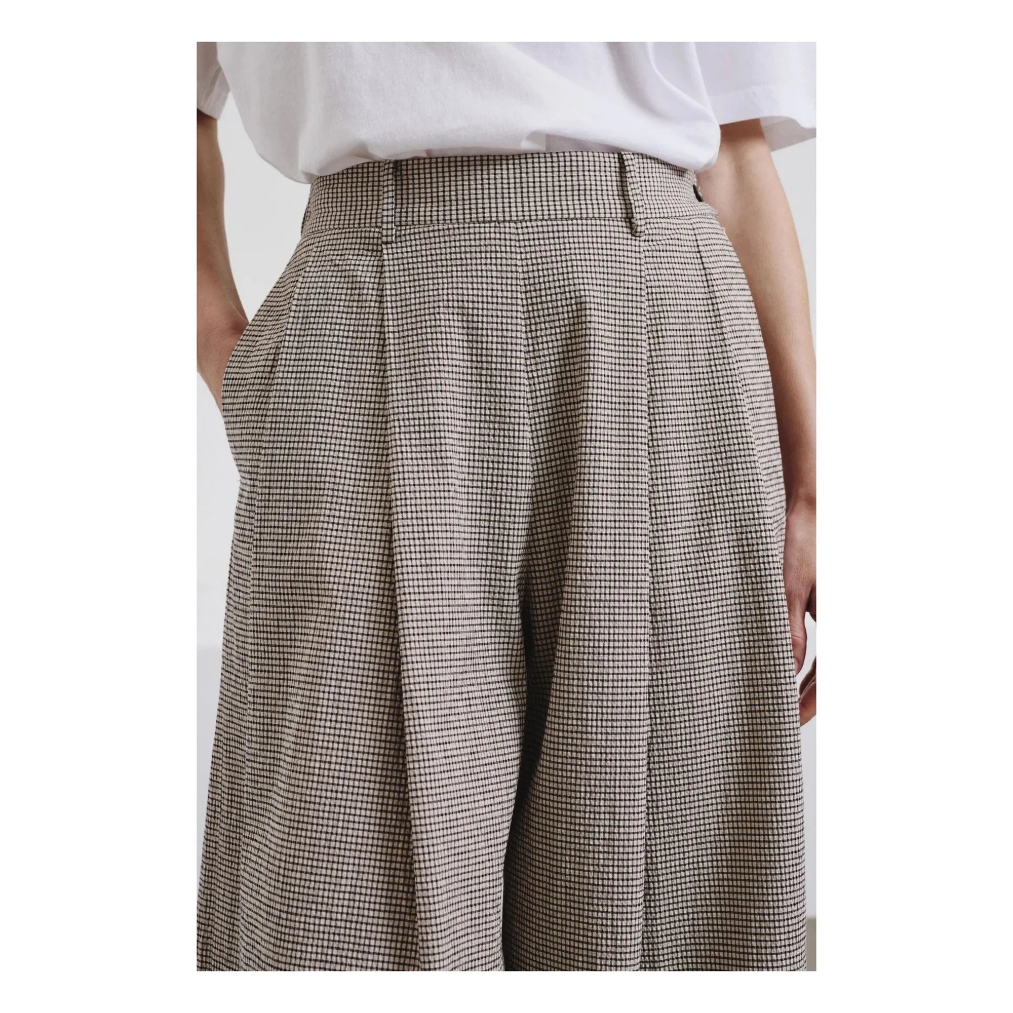Pomandère - Cotton Gabardine Pants | Cream