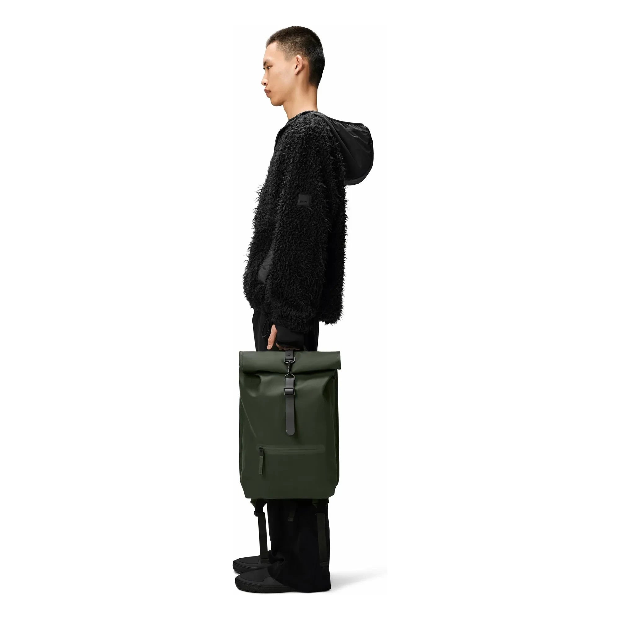 Rains - Rolltop W3 Sırt Çantası | Açık haki