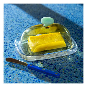 &Klevering - Glass butter container Canteen | Yellow