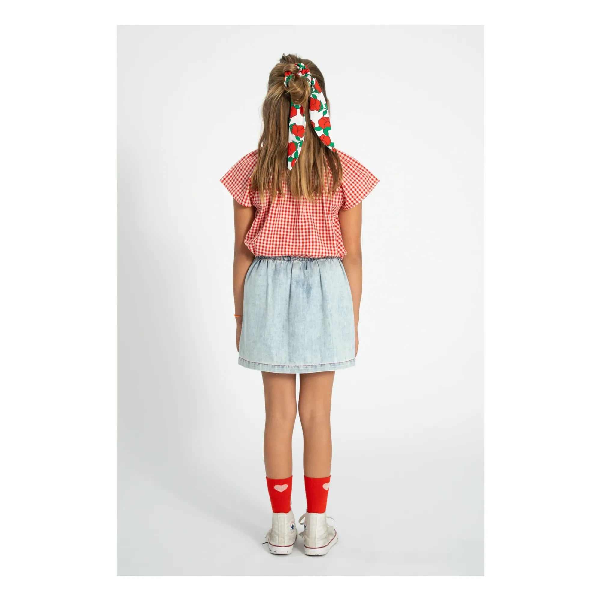 Piupiuchick - Washed Blue Denim Skirt