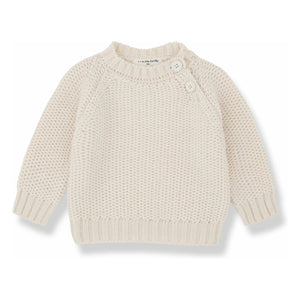 1+ in the family - Jonas Merino Wool Sweater | Ecru