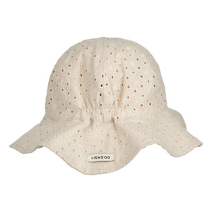 Liewood - Amelia Organic Cotton Openwork Hat | Ecru