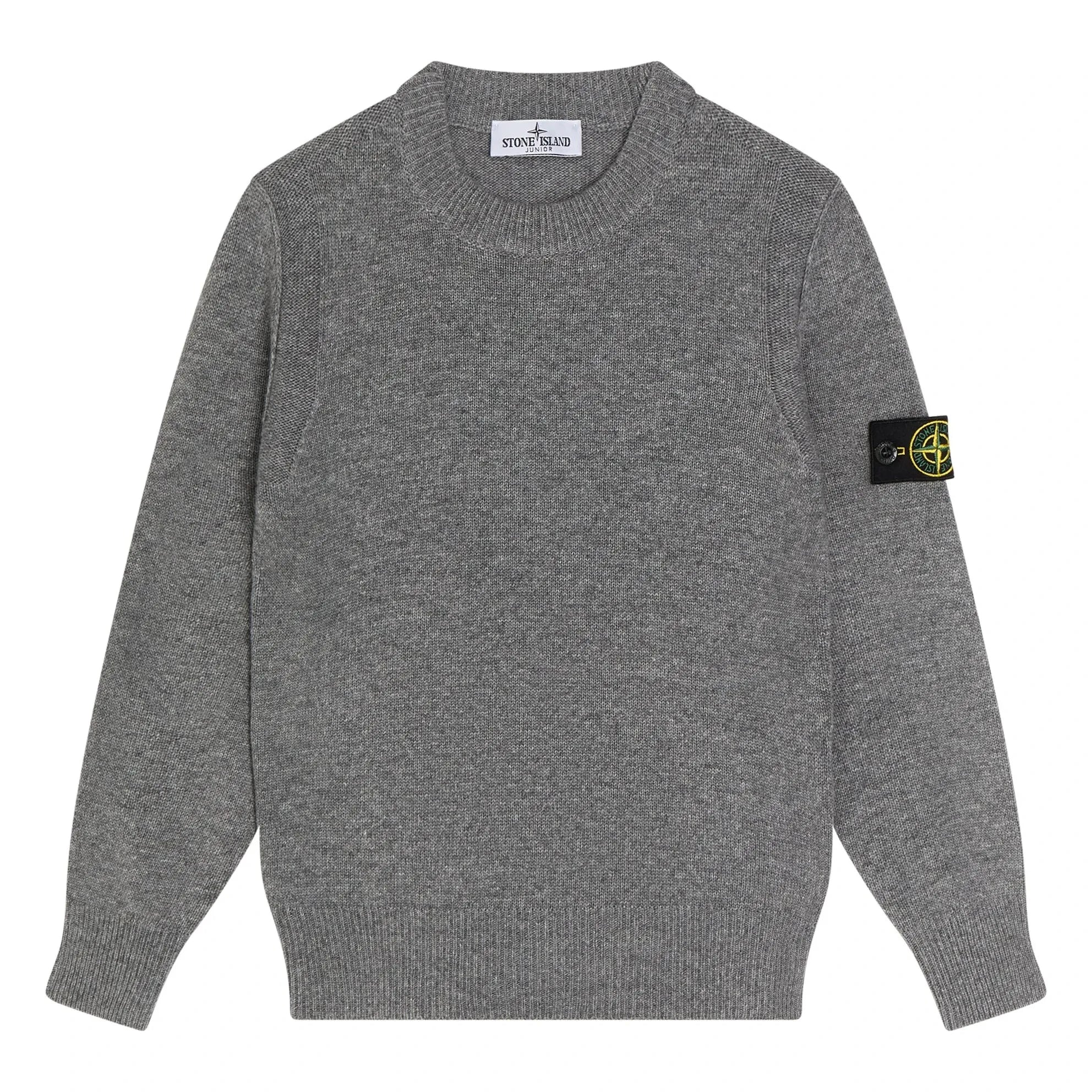 Stone Island - Logo Wool Sweater | Gray
