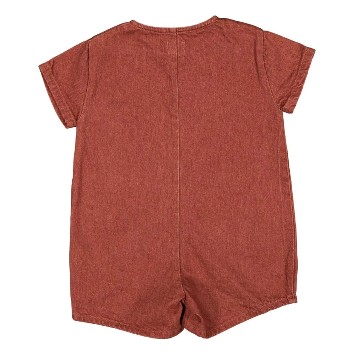 Loir - Arsene Denim Romper | Terracotta