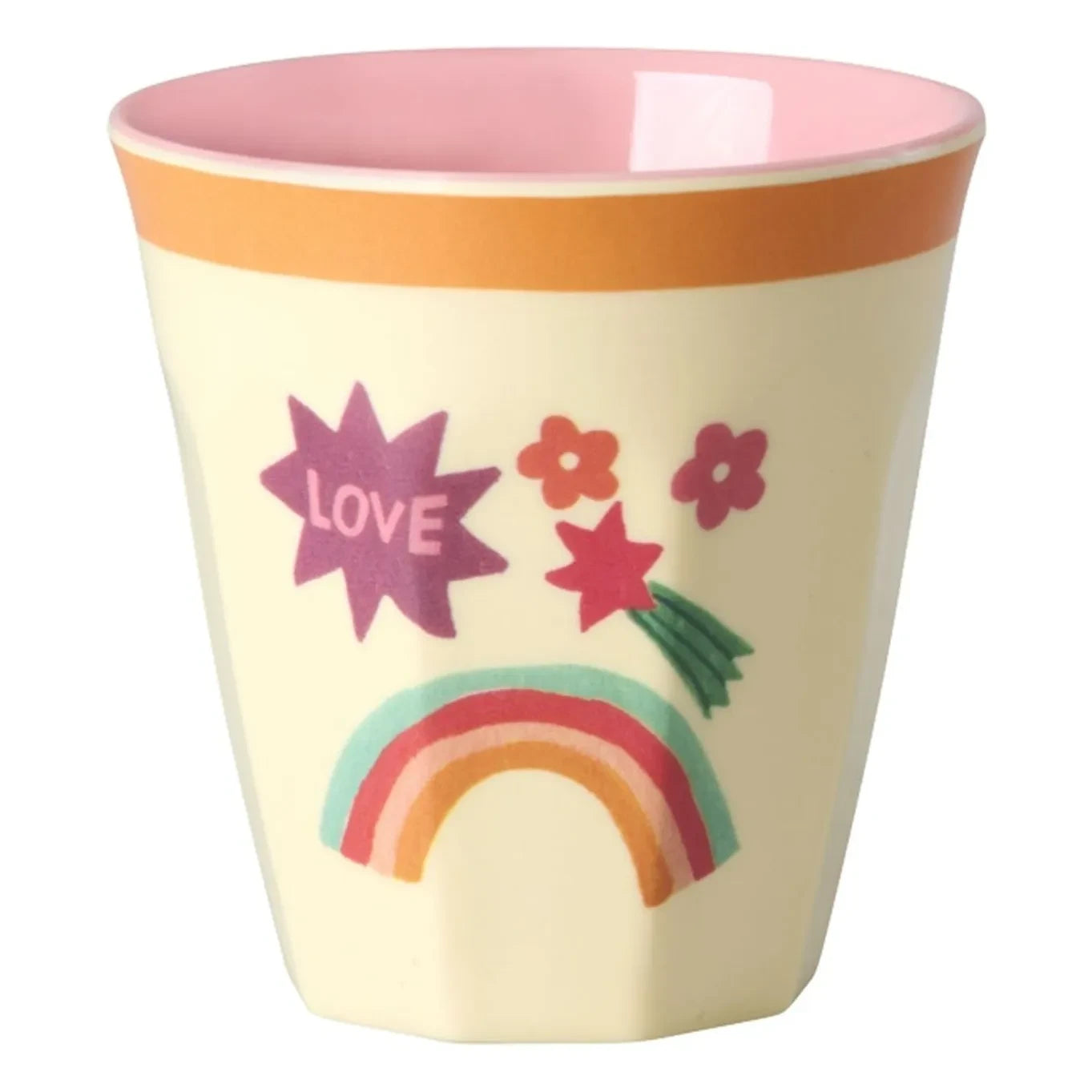 Rice - Heroes Melamine Cups - Set of 6 | Pink