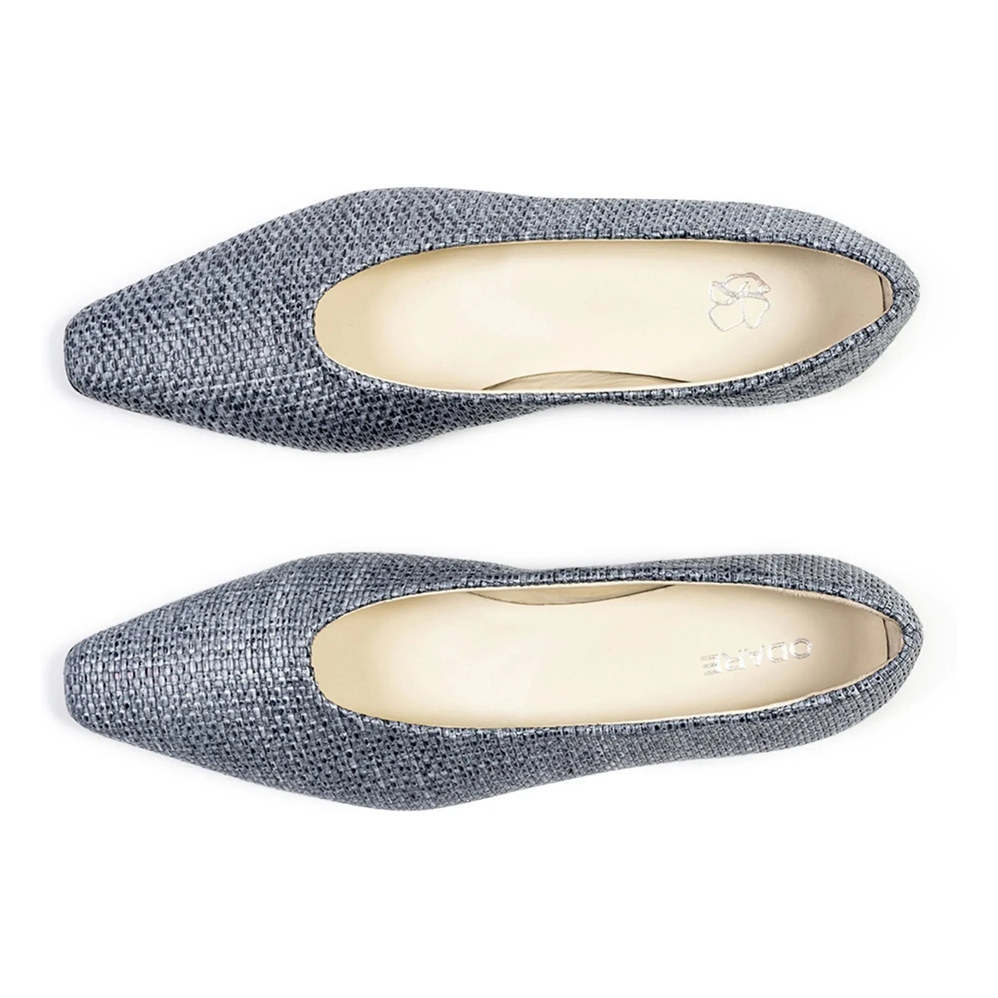 Odare - Blue Raphia Ballerinas Bilbao