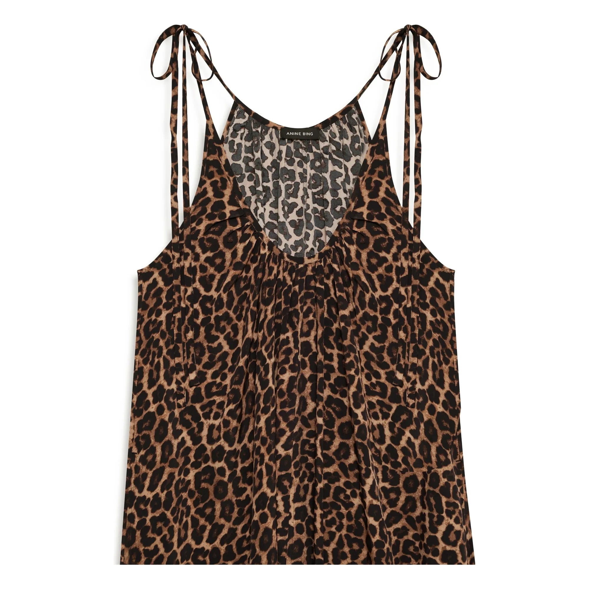 Anine Bing - Flora Leopard Dress | Brown