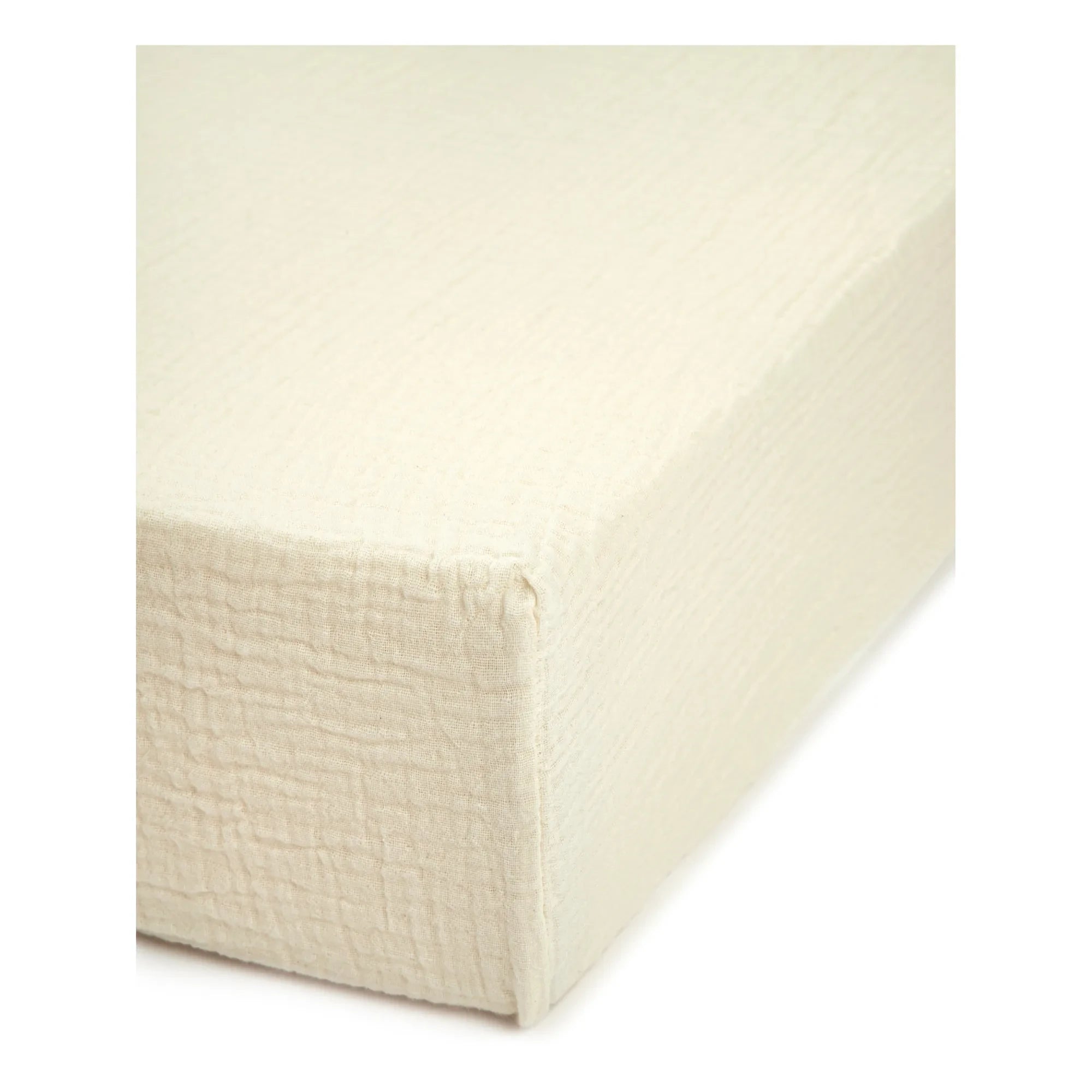 Nobodinoz - Organic Cotton Elastic Fitted Sheet | Natural