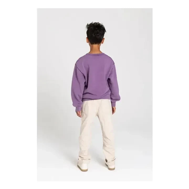 Finger in the Nose - Blow Organic Cotton Sweatshirt | Mauve