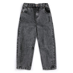 Bobo Choses - Washed Organic Cotton Jeans | Black