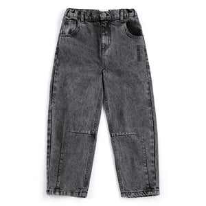 Bobo Choses - Washed Organic Cotton Jeans | Black