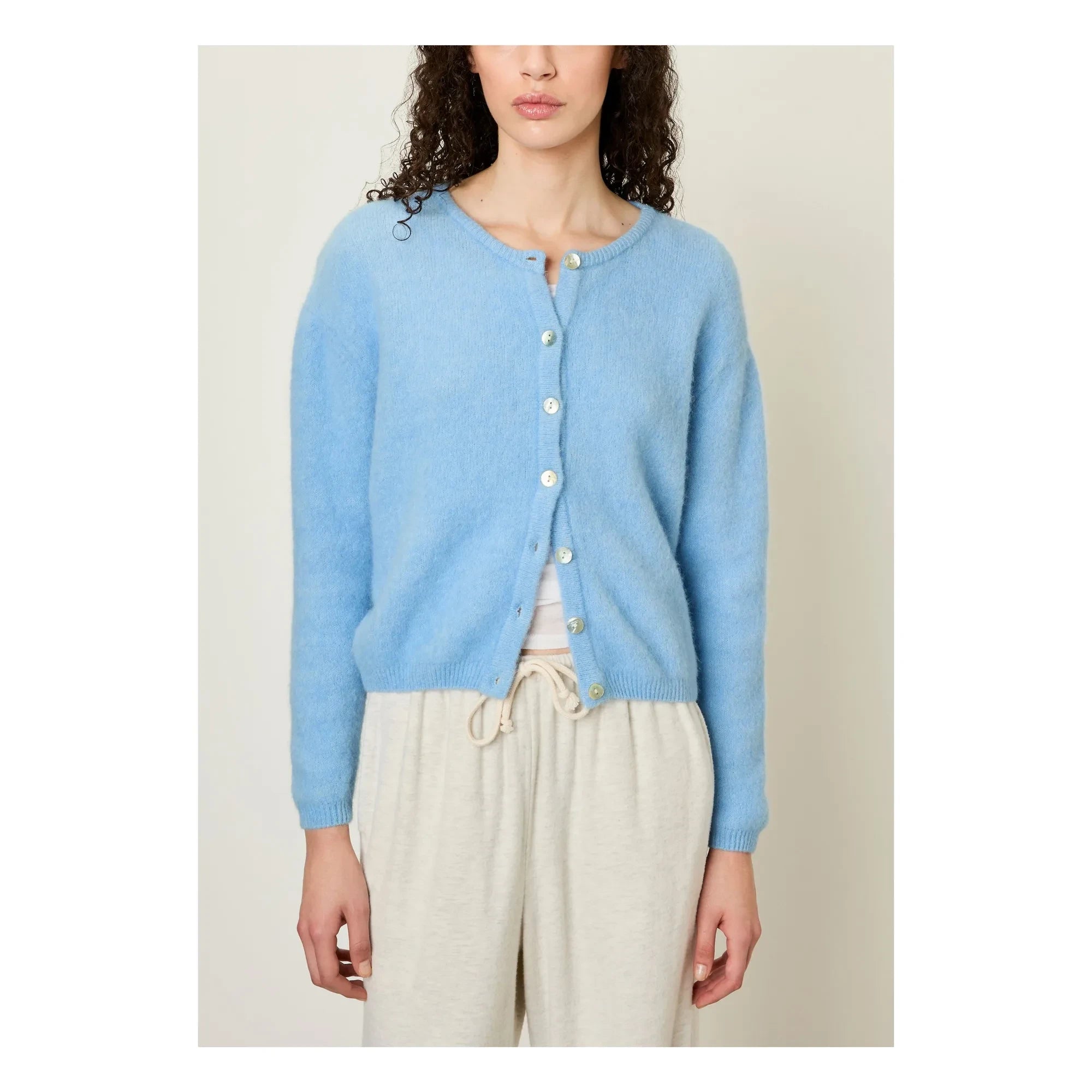 American Vintage - Vitow Alpaca & Wool Vest | Light Blue