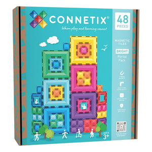 Connetix - Bright Portal Pack - 48 pieces | Rainbow