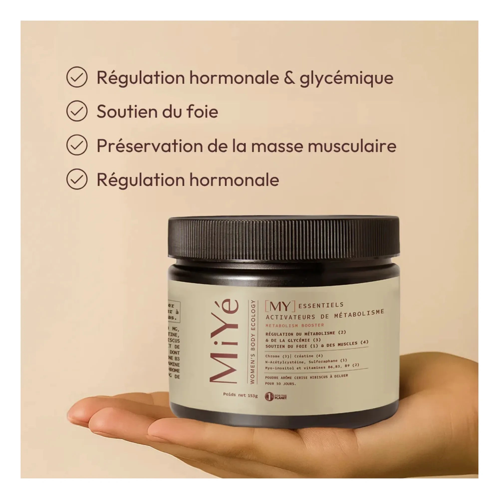 MiYé - Essentiels metabolism активators - 153g