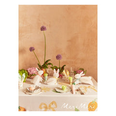 Meri Meri - Elegant Floral Patterned Napkins | Pastel