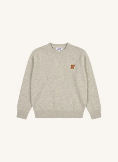 Hundred Pieces - Mika Merino Wool Sweater | Grey Melange