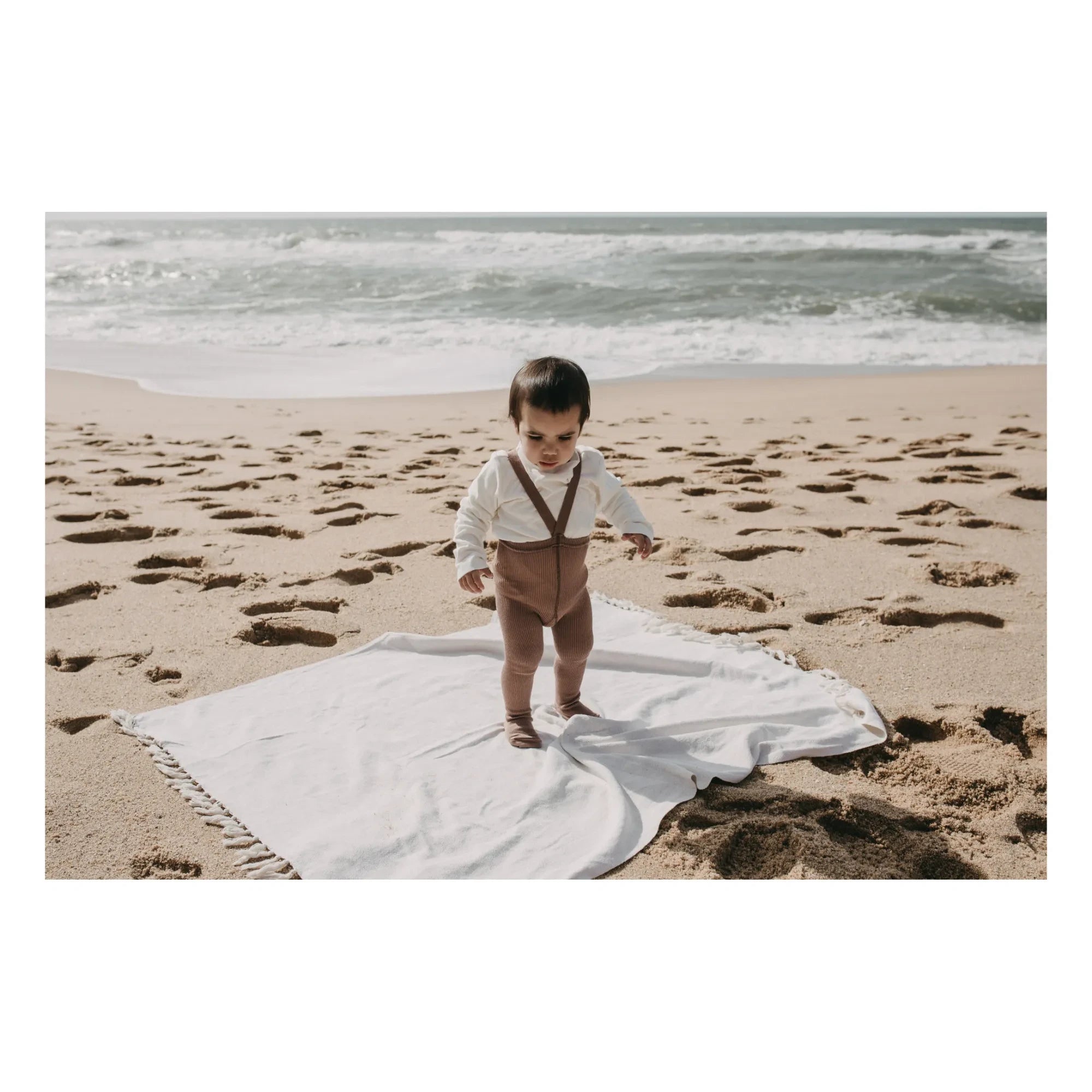 Silly Silas - Organic Cotton Overalls Tights | Hazel