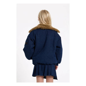 Finger in the nose - Aria Denim Aviator Jacket | Denim gross