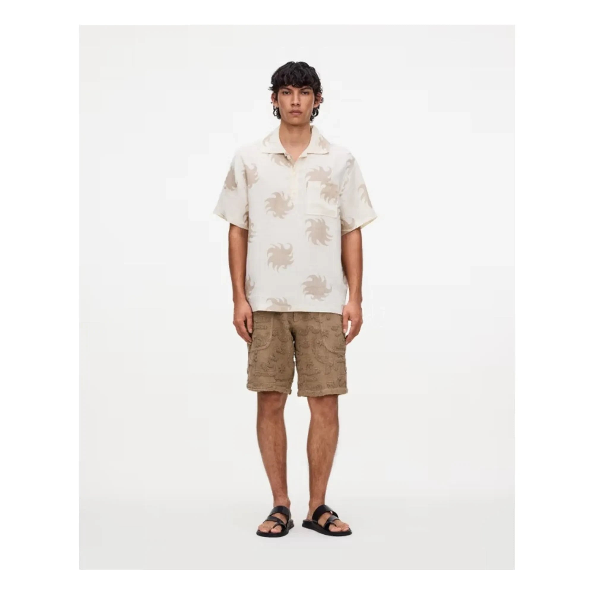 OAS - Hazel Ember Girona Linen Shirt | Beige