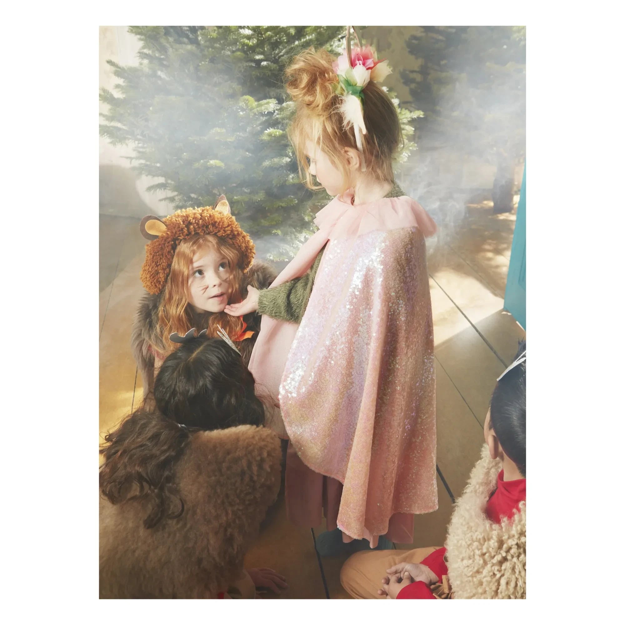 Meri Meri - Tulle Cape with Pul Payet and Magic Wand | Pink