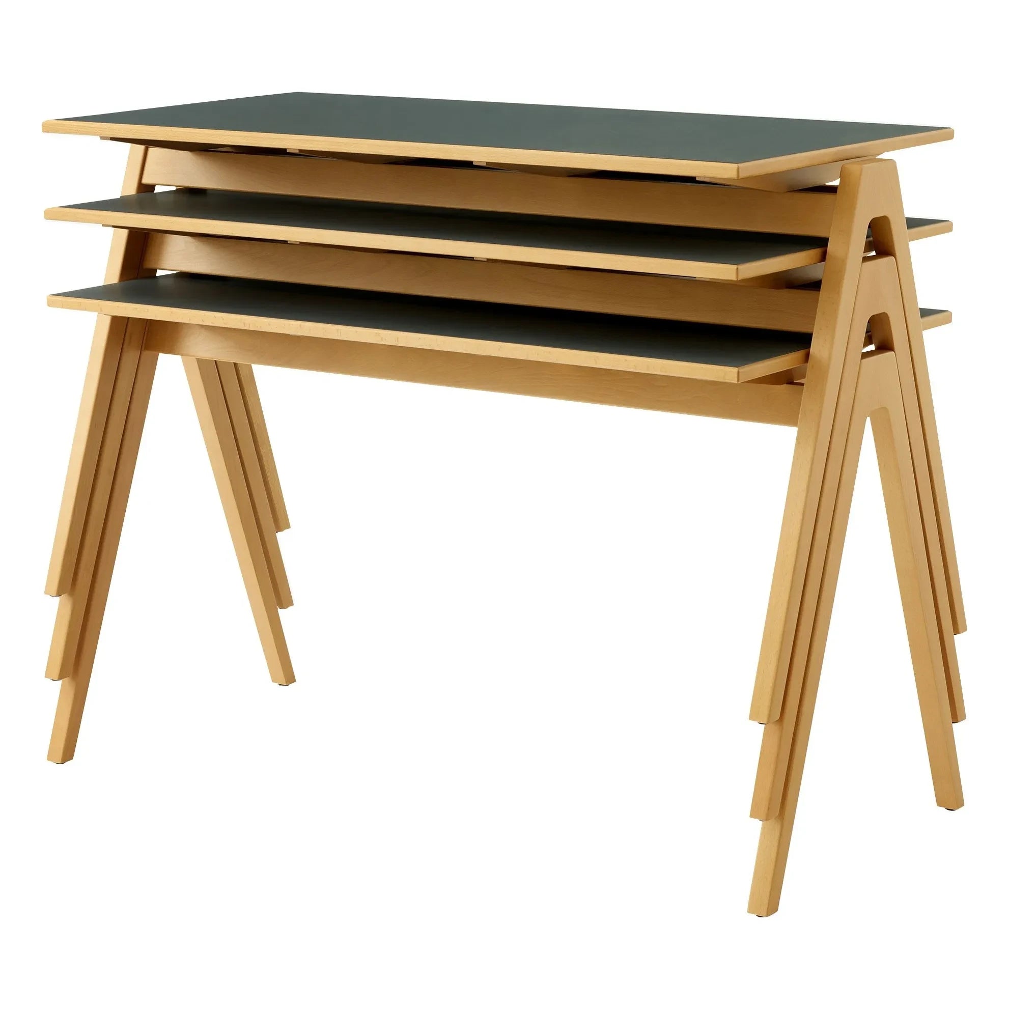 & Tradition - Daystack RD2 Table, Robin Day | Birch