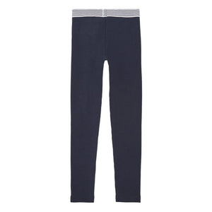 Petit Bateau - Striped Waistband Leggings | Navy Blue