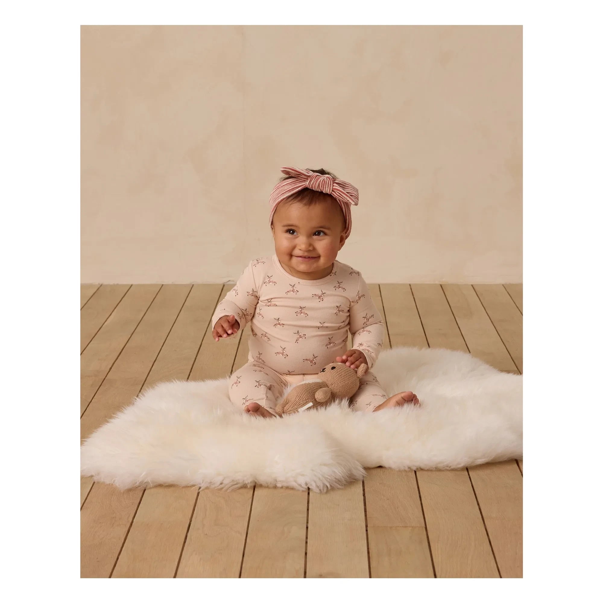 Quincy Mae - Rennes Pajama Set | Coral