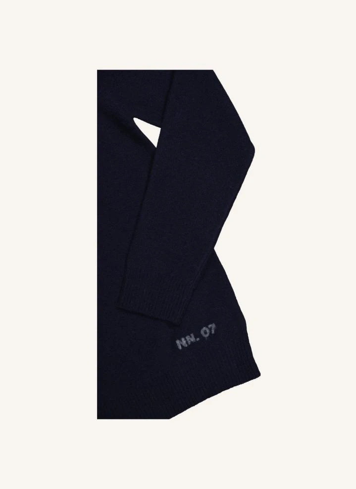NN.07 - Nigel 6585 Recycled Wool Sweater | Navy