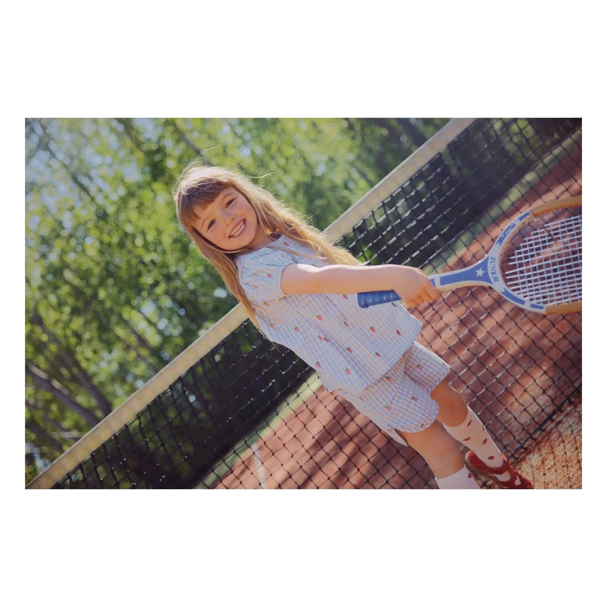 Flöss - Millie Vichy Blouse | Light Blue