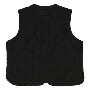 Finger in the nose - Tara Piped Sleeveless Jacket | Black