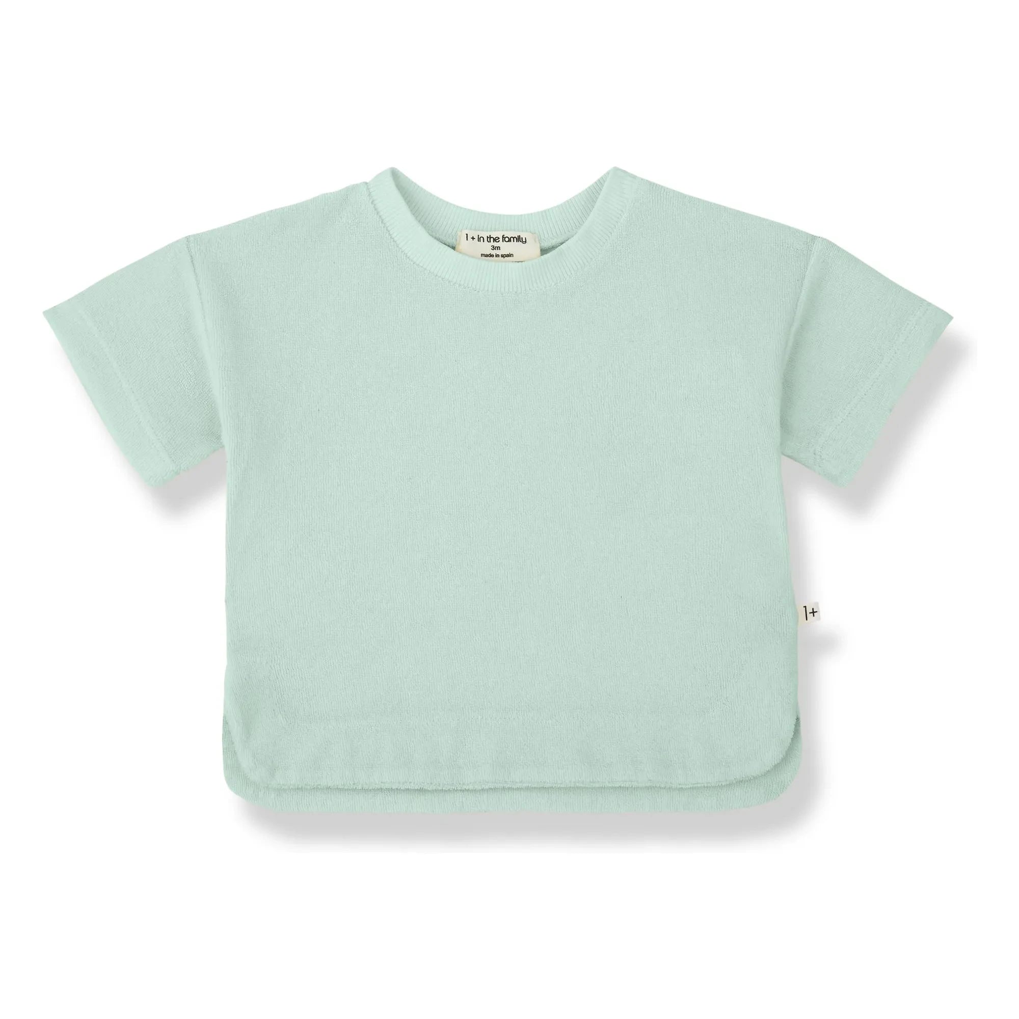 1+ in the family - Manacor Sponge T-Shirt | Almond green