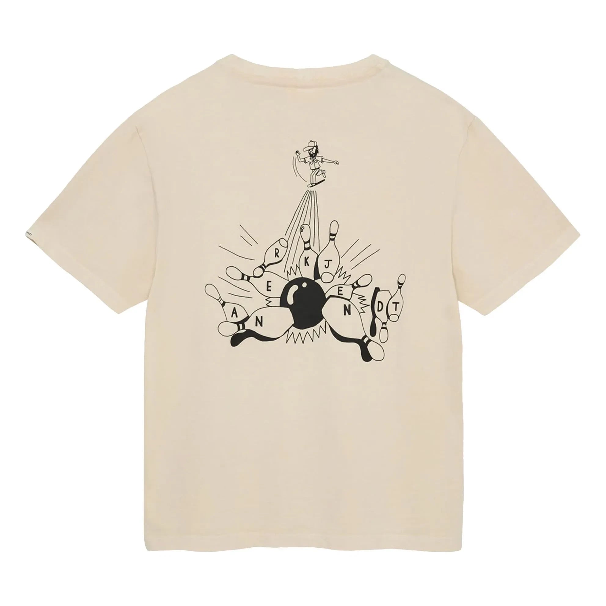 Anerkjendt - Akvillads Bowling T-shirt | Ivory