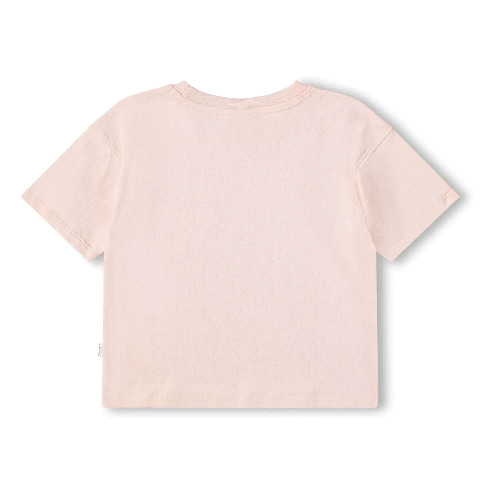 Molo - Reinette Heart Organic Cotton T-Shirt | Pale Pink