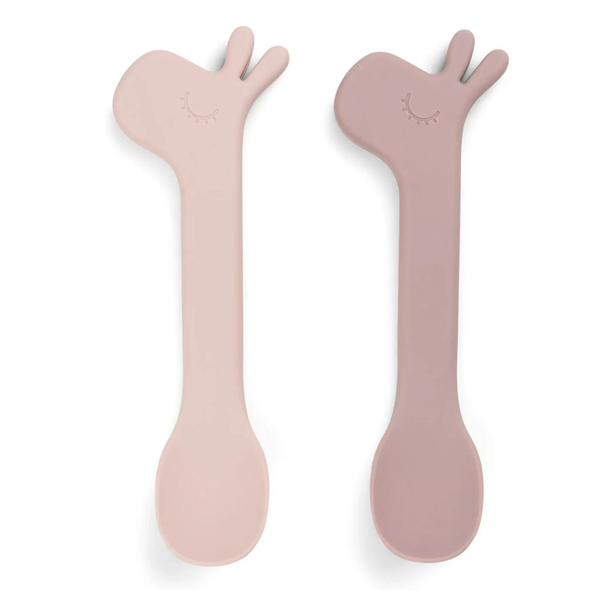 Done by deer - Lalee silikon kaşıklar - 2'li Set | Pembe