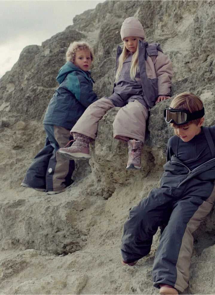 Wheat - Melte Ski Suits Made from Recycled Fibers | Grey