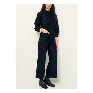 Sessùn - Alberwool Recycled Fiber Trousers | Black