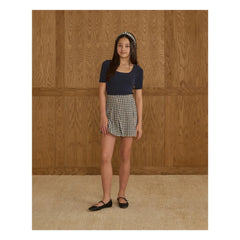 Rylee + Cru - Scallop T-shirt | Navy