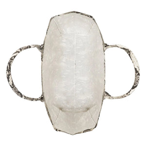 Anine Bing - Léo Python tote çanta | Gri