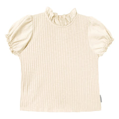 Mipounet - Zoé Ribbed T-Shirt | Ivory