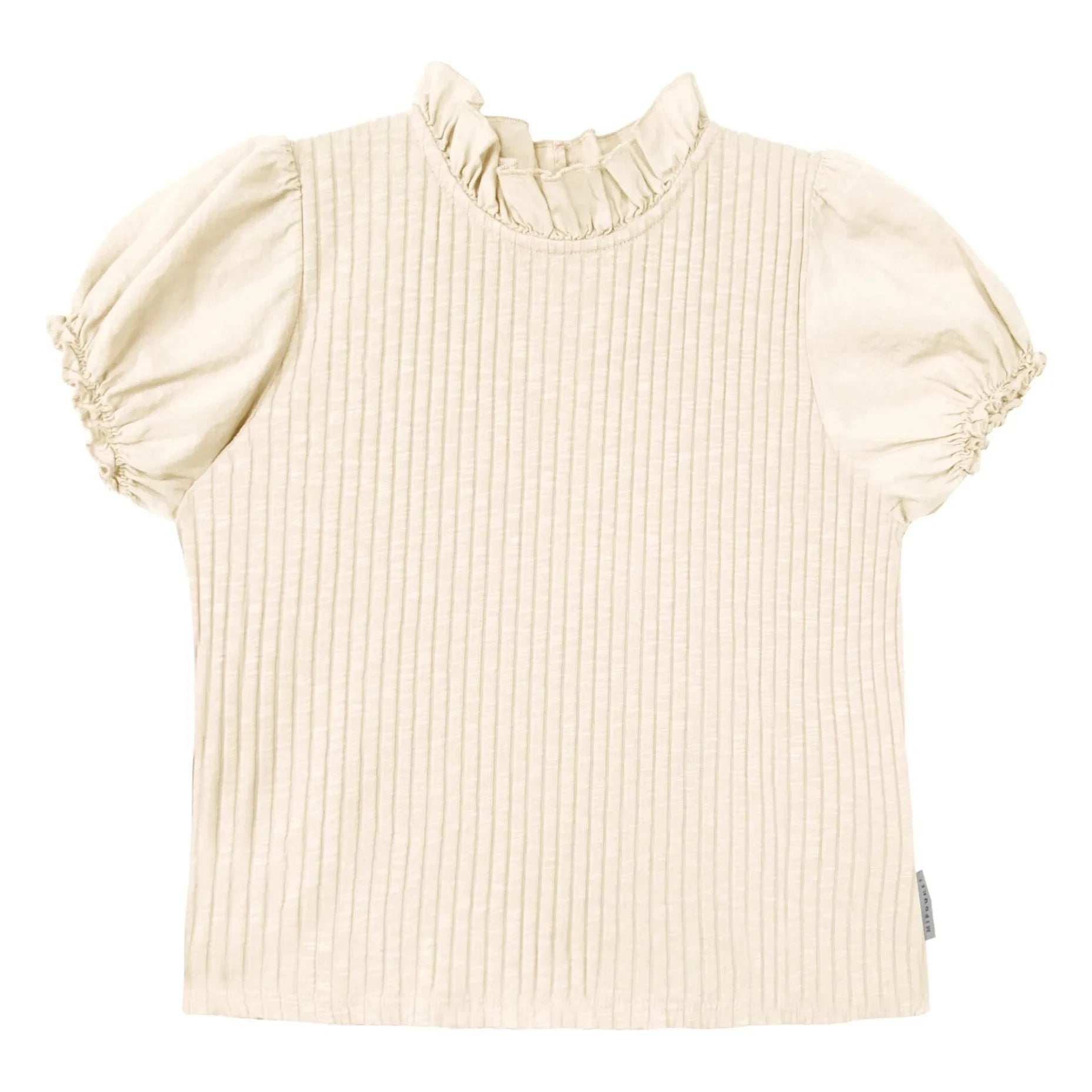 Mipounet - Zoé Ribbed T-Shirt | Ivory