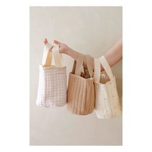 Soft Spot - Organic Cotton Rose Water Storage Basket | Light Pink