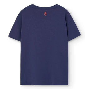 The Animals Observatory - Pupfish Organic Cotton T-shirt | Navy Blue