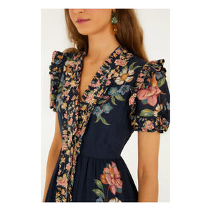 Farm Rio - Maira Dress | Navy