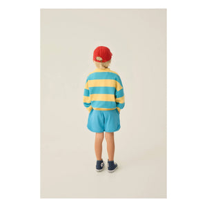 The Campamento - Oversized Striped Sweatshirt | Yellow